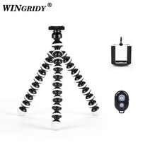미니 문어 삼각대 홀더 범용 스마트 폰 스포츠 카메라 스탠드 클립 핸드폰 스마트폰 Gorillapod, [05] add U clip Remote