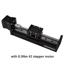 리니어모터 가이드모터 CNC 3D 프린터 미니어처 선형 가이드 키트 T8 사다리꼴 스크류 피치 2mm8mm 슬라이, 02 T8_03 8mm Pitch--50MM