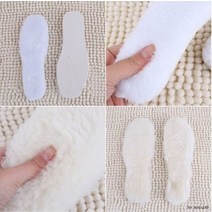 신발깔창 인조양털 양털깔창 겨울깔창 천연남자 아치 운동화