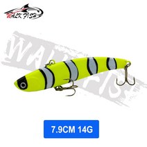 도보 물고기 침몰 진동 낚시 미끼 10g 14g 18g 22g 하드 인공 VIB 겨울 얼음 파이크 태클 Isca Pech, 14 Type B-14g