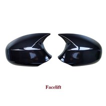 [한걸음] 스마트 블박 룸미러 MP-스타일 자동차 백미러 커버 캡 L & R 미러 도구 보호 케이스 BMW 3, 01 Option 1-Facelift