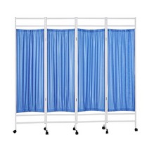 무빙월 병원 보건소 접이식 양호실 가림막 약국 요양원 스크린, 블루4면(두꺼운프레임이중지)