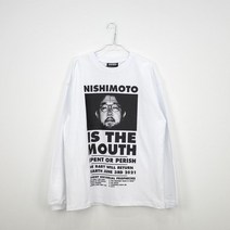 NISHIMOTO IS THE MOUTH CLASSIC L/S TEE WHITE NIM-L12C