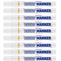 문화연필 페인트마카 노랑, 1색, 5개