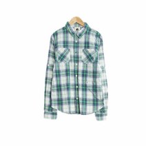 빈폴 멀티컬러 체크 마혼방 긴팔셔츠 공용 3335