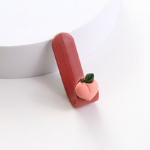 내일내꺼 다기능 접착 벽 장식 마스크 키 열쇠 걸이 GG19, 복숭아