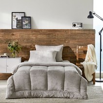 [모던하우스] 카츠온 선염 극세사 싱글이불 베이지그레이 150X210