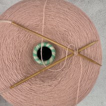 앙고라 80% (더스트 핑크) 1.2kg 콘사 니트컨테이너 [2977], 1.35kg