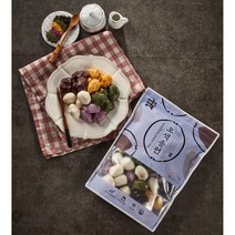 자농의뜨락 굳지않는떡 오색송편 1kg(50~60ea) 지퍼팩포장