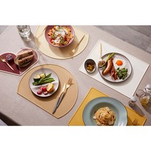 까사무띠 아모르 실리콘직사각 메조 식탁매트, 12. 버건디