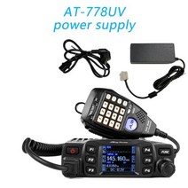 ANYTONE AT-778UV 듀얼 밴드 트랜시버 미니 모바일 라디오 방송국 VHF 136-174 UHF 400-480MHZ 아마추어 라디오 워키 토키 25W, 러시아|778UV power supply