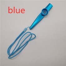 악기 타악기 놀이악기 초보자를위한 6 kazoo 플루트 다이어프램 입 플루트 하모니카가있는 1pc 금속 kazoo 성인 파티 선물 악기, 1-푸른