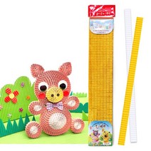 2000 띠골판지 롱 골지감기 공예용 DIY 17금색