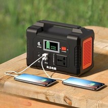실속형 대용량배터리 신형 야외 캠핑용파워뱅크, E200(60W+40800mAh) - 태양광