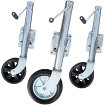 캠핑카 아우트리거 딩기돌리 카라반 운송 발판 지지대, 앞딩기 - 6인치 휠