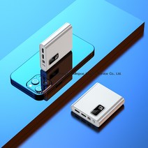 Couyor 일체형 미니 보조배터리 20000mAh C타입 등 3가지 케이블 내장, 화이트
