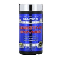 ALLMAX 올맥스 Amylase 아밀레이스 Protease 단백질분해효소 말테이스 Bromelain 브로멜라인 Enzymes Protein Optimizer 90 캡슐