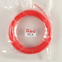 3D 프린팅 재료 3d 펜용 플라스틱 10 미터 PLA 1.75mm 프린터 필라멘트 인쇄 압출기 액세서리 부품 투명 흰색 목재, Red