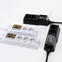 아이정 국산 4000W 고용량 멀티탭 에어컨 건조기 대용량 멀티콘센트, 01. 현대 고용량 과부하차단, 2구 화이트 1.5M, 1개