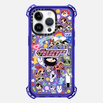 케이스티파이 아이폰 14 Pro 바운스 케이스 The Powerpuff Girls Stic, Peri Purple