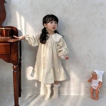 2023 봄 더베이지 레이스 카라 원피스