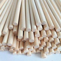모형재료 원형 나무막대기 아이스크림 스틱 핸드메이드 건축물 DIY 작은 집 원목 자작나무처럼 작다 나무봉 4809097820, 통나무 250 *5밀리미터 130 즈
