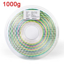 3D 펜 필라멘트 1.75mm 레인보우 실크 PLA 3d 프린터 실키가 풍부한 광택 인쇄 재료 여러 가지 빛깔의 람돈 1kg/500g/250g, RAINBOW E-1kg