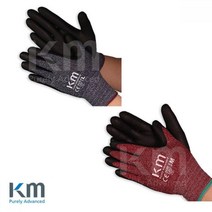 레드 네이비 석유산업 조선소 작업장갑 사고예방 논슬립 특수글러브 보호구 절연 절단방지, 네이비S