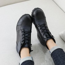 제이슈 수제화 천연소가죽 보온내피 허니 워커부츠 5.5cm