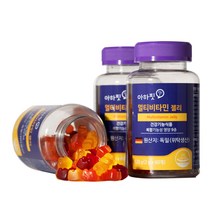 [아하핏] 보라핏 멀티비타민 곰돌이젤리, 3통
