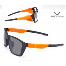 VKOOL 편광렌즈 선글라스 VK-2007 + 도수클립, 크리스탈 + 블루
