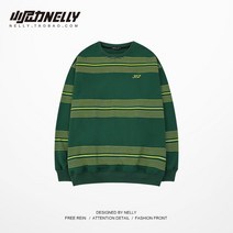 교복맨투맨 봄자켓 인스타그램 국가 커플 힙합 스트라이프 프린트 라운드 넥 스웨터 스트리트 레트로 옛날 긴팔 티셔츠 플로어 바닥 셔츠 bf