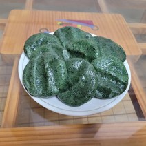 전남구례 지리산 쑥떡 봄 햇쑥 찹쌀 쑥인절미 쑥개떡 식사대용 낱개포장떡 콩고물3kg, 쑥개떡 4kg