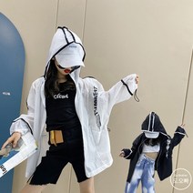 도오빠 아동 주니어 남여공용 여름아우터 햇빛차단 엄마랑딸이랑 남아용 여아용 비오는날 자켓 윈드브레이커