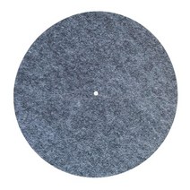lp 레코드 플레이어 미니 블루투스 턴테이블 축음기 청소 3mm 두께의 정전기 방지 펠트 플래터 매트 비닐 용 방진 슬립매트 오디오 애호가, 회색