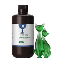 ANYCUBIC ECO UV 수지LCD 3D 프린터에 사용되는 낮은 냄새 안전 405nm, 1kg Tran 그린 영국 연합 왕국