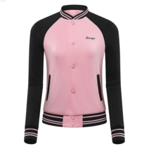 가을 겨울 골프 레이디 롱 슬리브 코트 보온 재킷 야구 카디건 상의 의상, 핑크, S