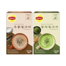 유니레버 립톤 우롱차 말차 밀크티 19g x 10개입, 우롱 밀크티 1곽／19g x 10개입