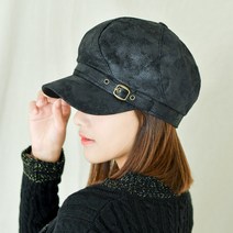 헌팅캡 여성 회오리 벨트 팔각 모자 가을 겨울 여자 레더 캡모자 크렉위든벨트팔각 (6컬러) 판매자/색상이름 확인!!