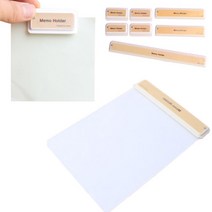 A4용지 꽂이 홀더 주문서 전표 게시판 메모지 부착형메모홀더, (110-2P)