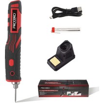 다용도솔더페이스트 무연납땜기 자동 전기 무선 휴대용 솔더링 인두기 FROGBRO 납땜 인두 충전식 도구 전문 용접 전자 키트 1800mAh, 6.LD006A8W - EU, 6.LD006A8W  EU