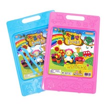 [코리아스퀘어] 도너랜드 찰흙판 놀이세트, 색상랜덤