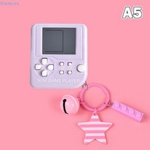고전게임기 가정용오락기 가정용오락실게임기 1pc 미니 클래식 게임 기계 레트로 향수 게임 콘솔 키 체인 비디오 게임 휴대용 게임 플레이어 전자 장난감, a5, 05 -A5