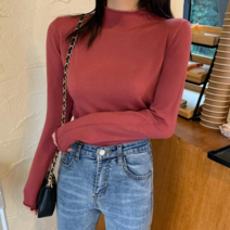 데이홀릭 여성용 가을 겨울 폴라 가디건 리츠 베이직 슬림니트