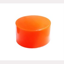 실리콘재질 아시바 설치후 안전용 철근캡 35-38mm 100개 관리, 형광실리콘 35-38mm