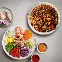 애슐리 쉬림프 불고기 월남쌈 당면 듬뿍 매콤 안동찜닭 (총 4인분)