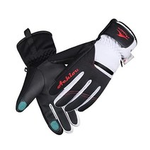 Achiou Winter Snow Ski Gloves for Men Women Warm Waterproof Skiing -30℉ Cold Weather Touchscreen S, 화이트, Large