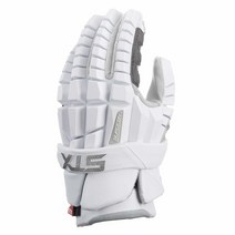 STX Lacrosse Surgeon RZR 장갑 미디엄 블랙 660705, White_Medium