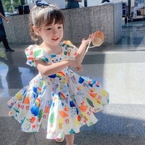 쪼꼬미샵 여아 여름 원피스 크레파스