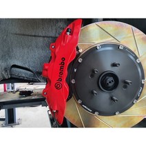장착포함 펠라 브레이크 에어플로팅 6P 380mm 경량디스크 튜닝 화성오산병점수원, 핀타입, 레드, 국산차